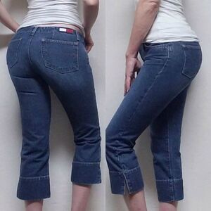 VINTAGE Tommy Hilfiger Low Rise Cropped Denim Jean